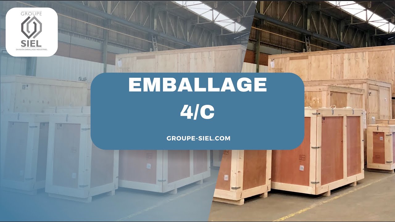 Emballage d'une pièce industrielle en catégorie 4/C selon les normes S.E.I