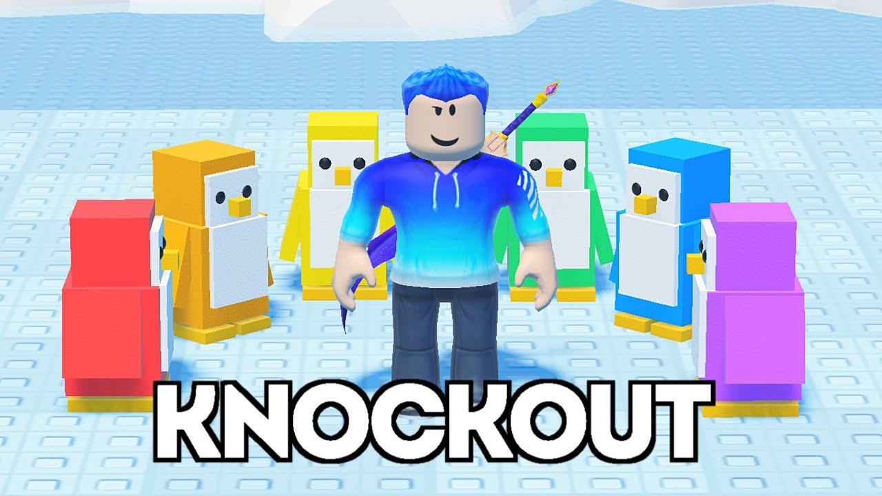 Нокаут Пингвинов В РОБЛОКС (Roblox Knockout)