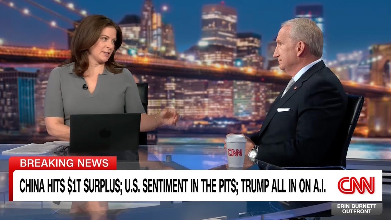 Исполнительный директор порта Лос-Анджелеса Джин Серока в программе CNN OutFront с Эрин Бернетт (...