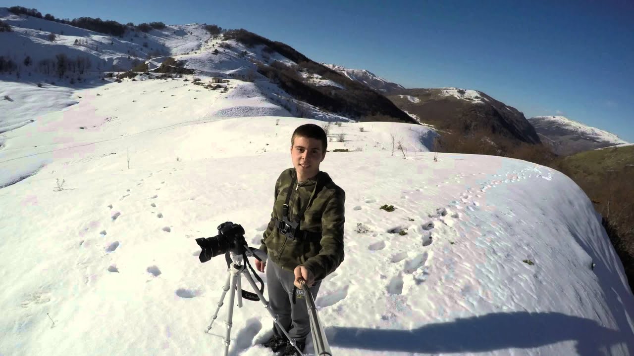 Giornata sulle montagne abruzzesi e laziali innevate