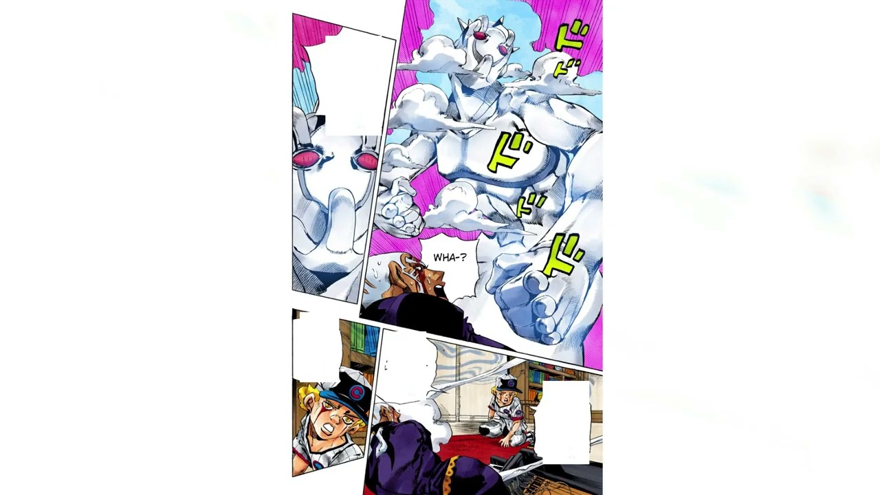 Pucci's Death but in the Manga with Anime Sounds