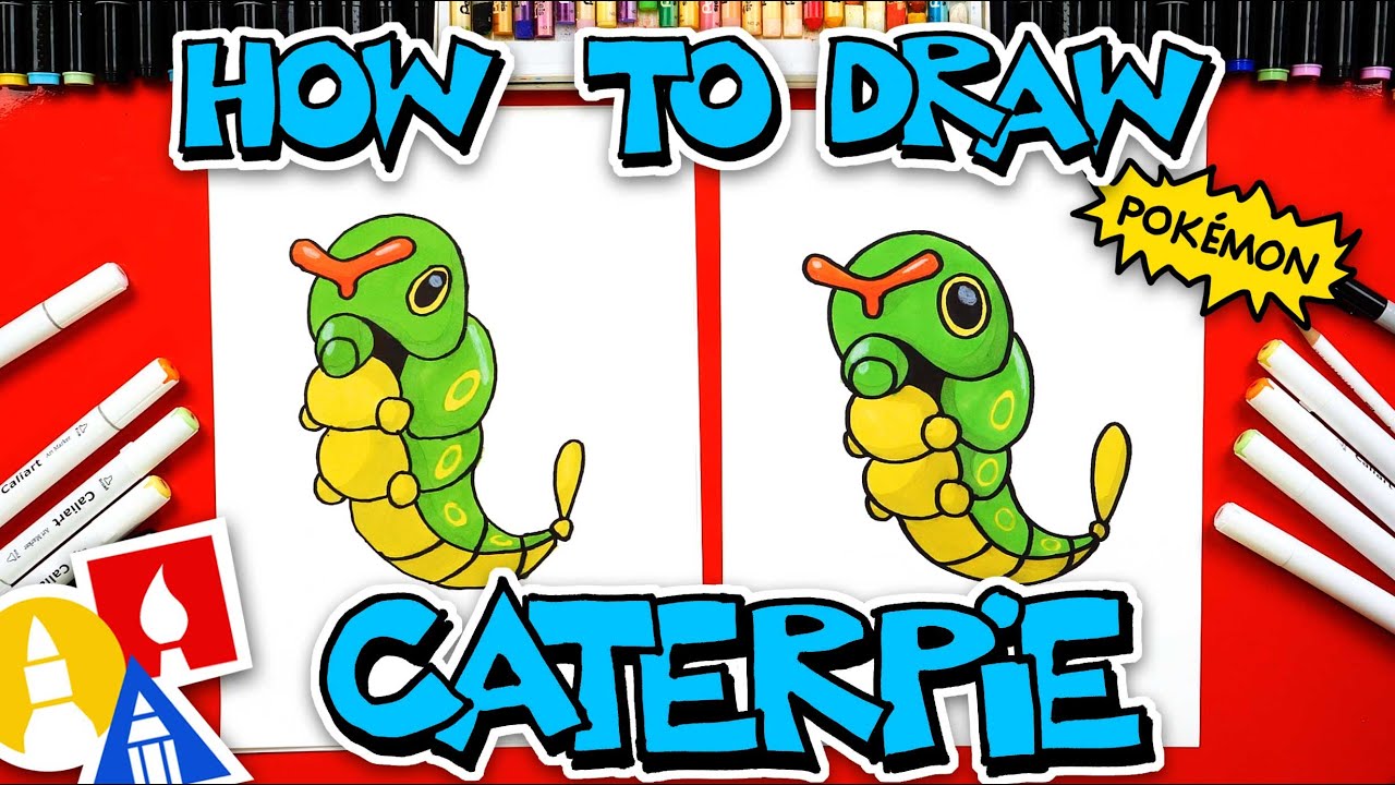 How To Draw Caterpie Pokemon