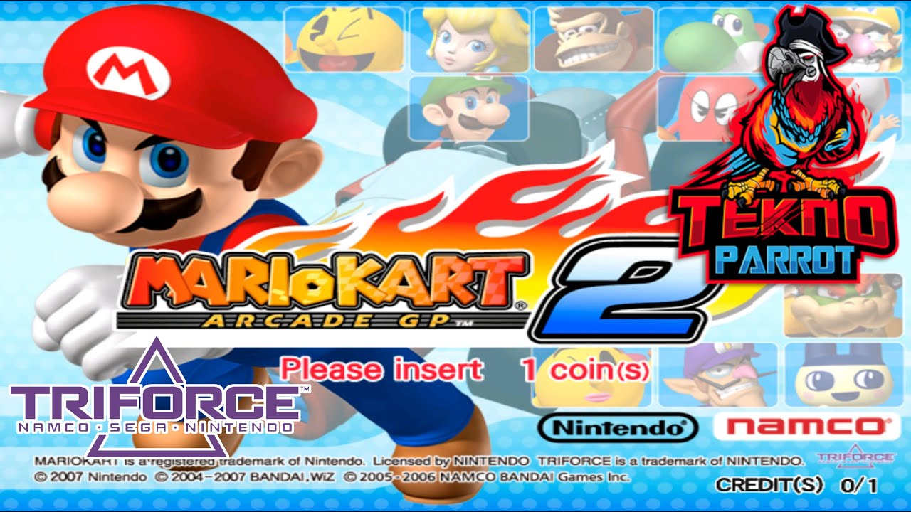 Mario Kart Arcade GP 2 Arcade PC (Teknoparrot and Triforce)