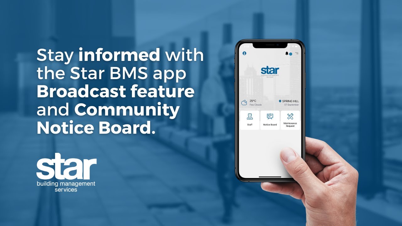 Stay Up-to-Date with the Star BMS app Broadcast Feature & Notice Board