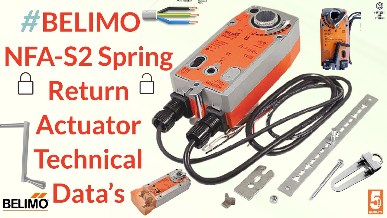 Belimo NFA-S2 230V AC Spring Return Actuator | Full Technical Specifications Guide