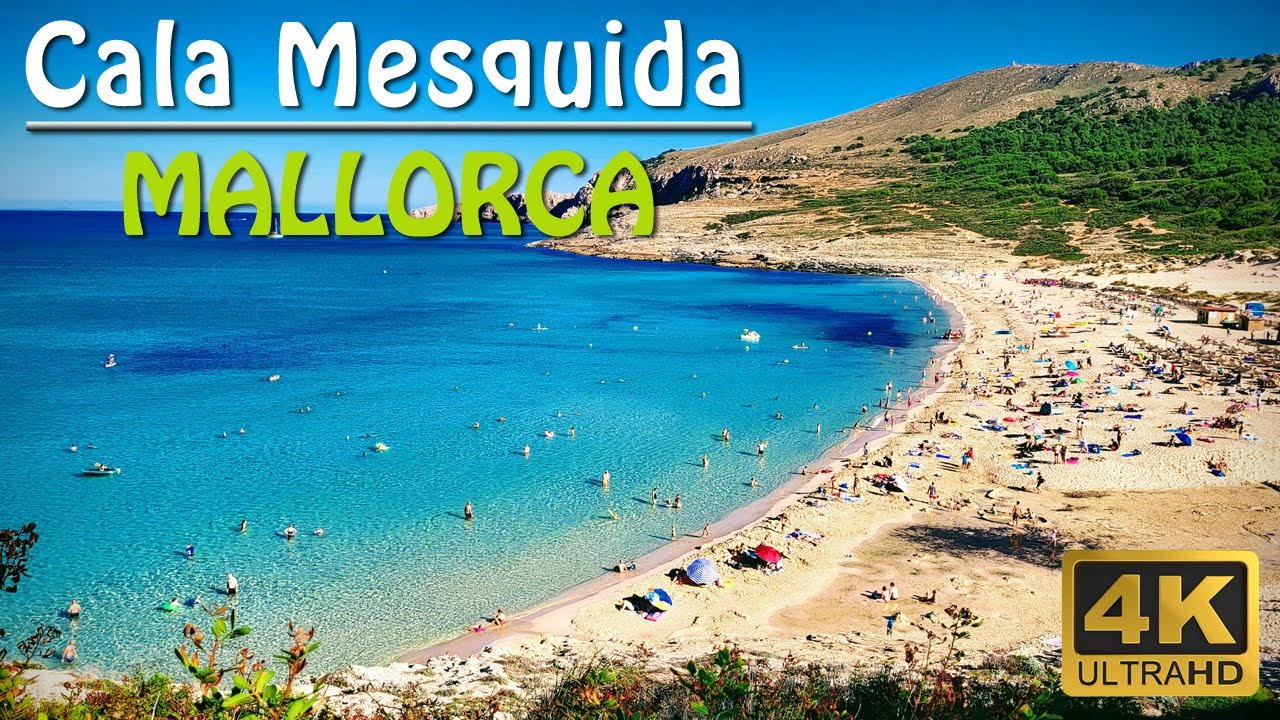 Mallorca TOP beach Cala Mesquida | beach for nudists | Walking | ASMR | beach for families | ASMR