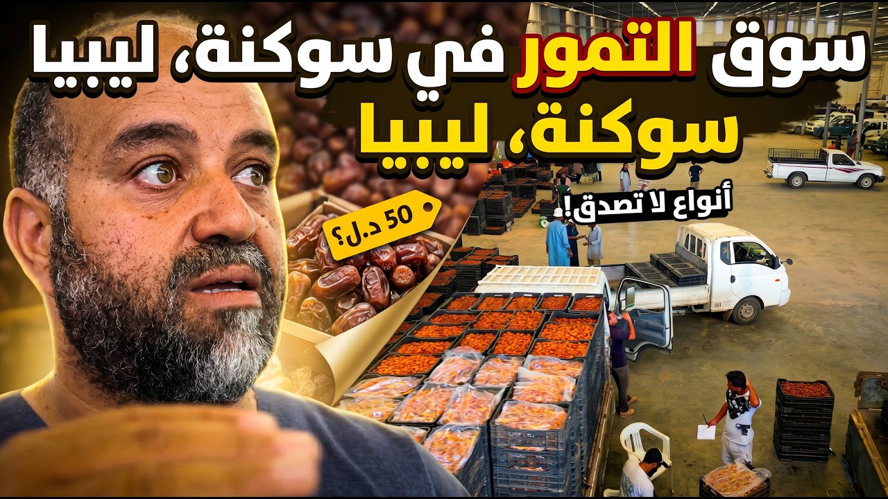 شاهد كيف يتم إنتاج أجود أنواع التمور في ليبيا؟ 🌴🇱🇾