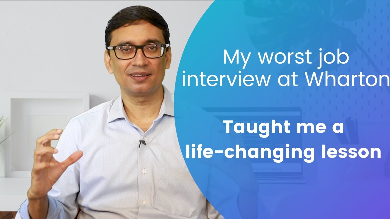 My most embarrassing job interview at Wharton |Stories and Lessons from ex-IPS Rajan Singh|