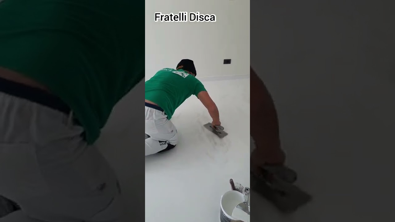 Direttamente su piastrelle ,finto Marmo a pavimento con plasma 3d #Fratellidisca carate brianza