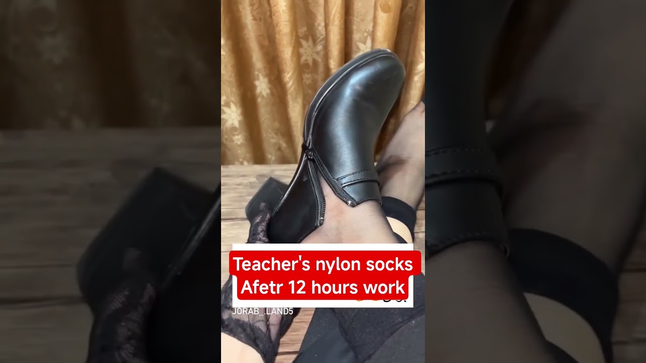 teacher's nylon socks 🙇🏾‍♂️