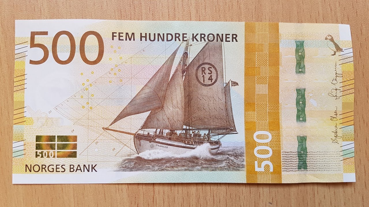 New 500 Norwegian Krone (NOK) Banknote 2018