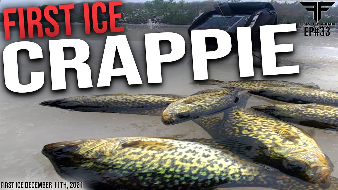 First Ice CRAPPIE FISHING! (Make them BITE!)