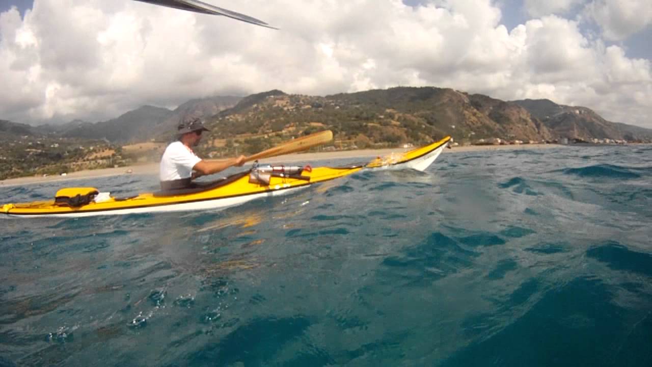 Da Sapri a Messina in kayak GO PRO HD!
