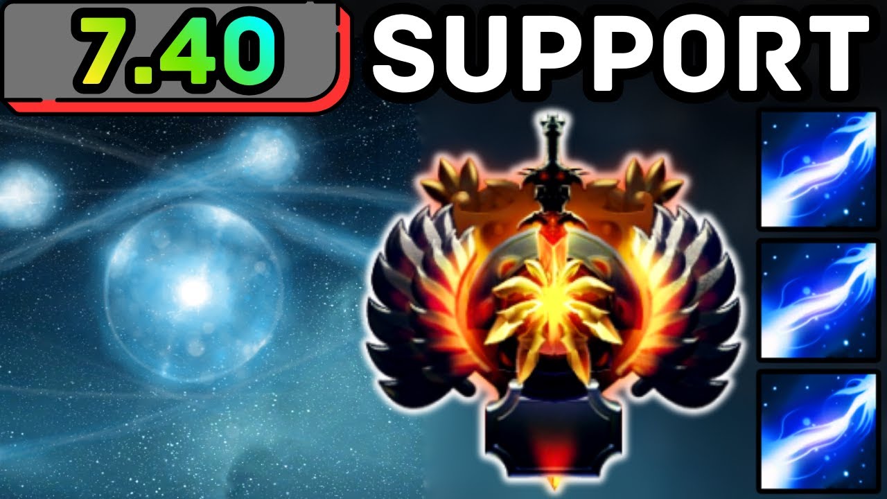 🔥 NEW PATCH 7.40 IO HARD SUPPORT NO CD SPIRIT ??? DOTA 2 GAMEPLAY 🔥