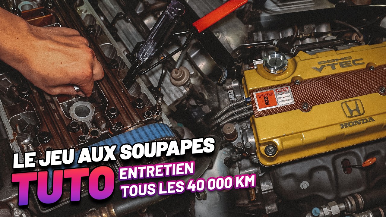 Réglage du jeu aux soupapes - Honda Civic EK4 B16A2