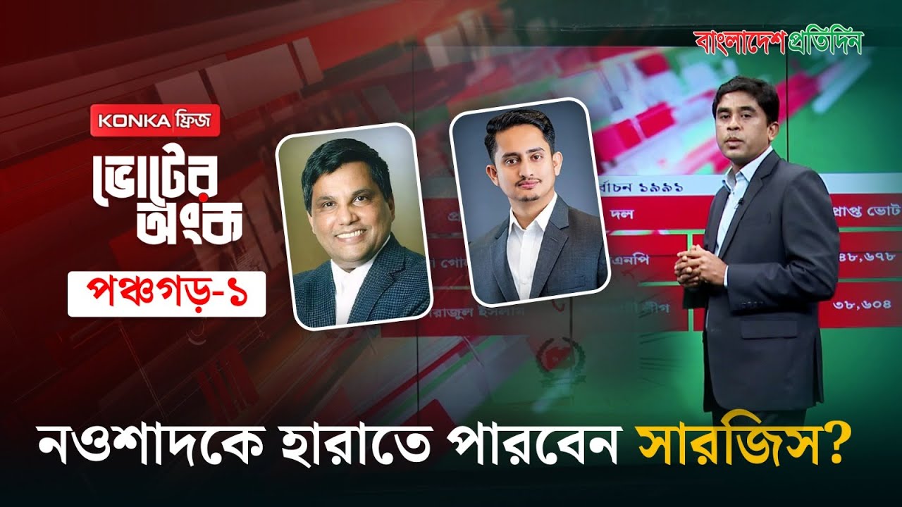 সারজিস আলম কী জিতে যাবেন? | ভোটের অঙ্ক  | পঞ্চগড়-১ আসন | Voter Anko | Sarjis Alam | Panchagarh-1