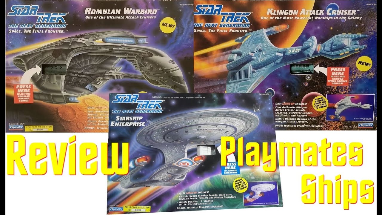 Star Trek playmates Starships wave 1 from 1993