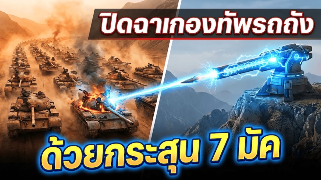Railgun: ความลับใต้หุบเขา... เมื่อรถถังนับร้อยละลายกลายเป็นไอในพริบตา