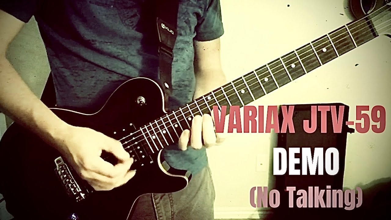 Line 6 - Variax JTV 59 Demo (No Talking, Just Playing)