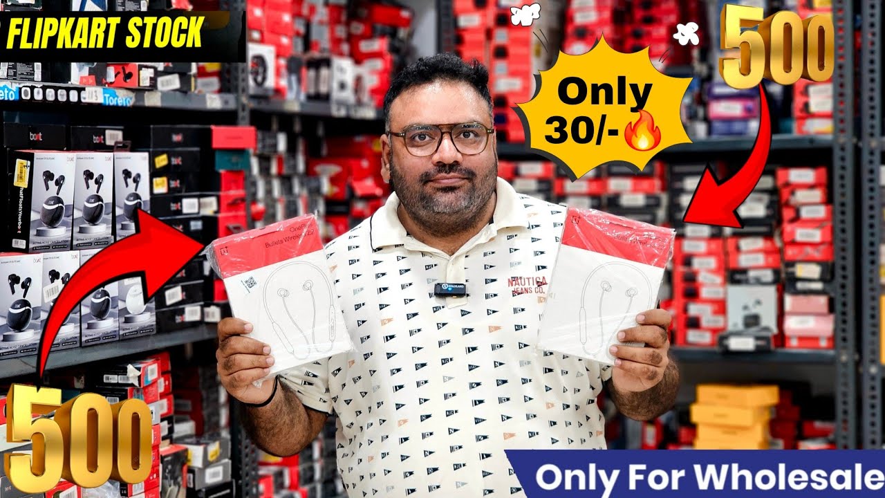 ONEPLUS NECKBAND Z2 AVAILABLE || Only Wholesale Starting 30/- Boat Buds Realme Neckband Croma Buds