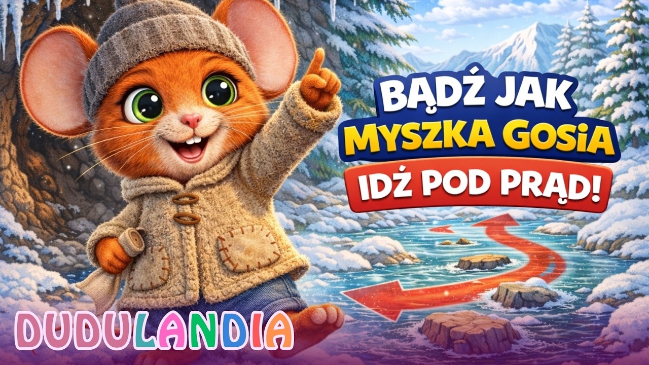 Odważna Myszka Gosia 🐭 | Wesoła Piosenka dla Dzieci | Dudulandia