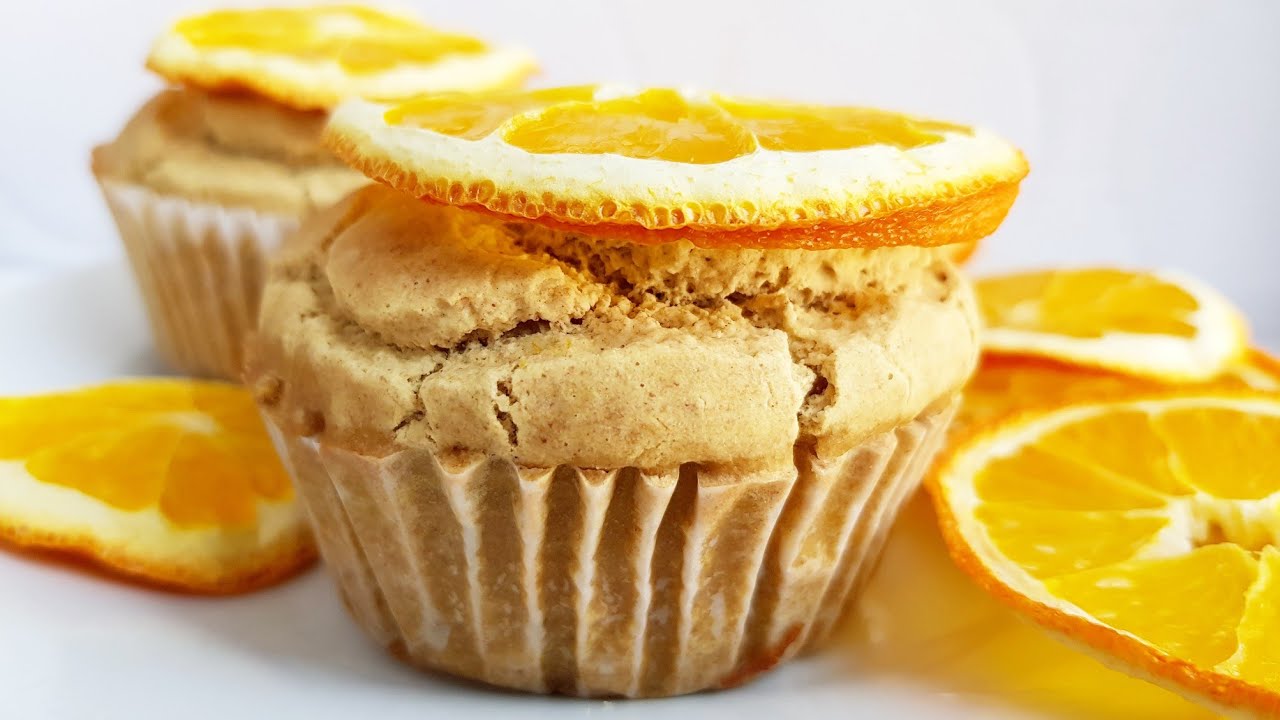 Easy Vegan Orange Muffins | Gluten-Free & Sugar-Free Orange Muffins| ASMR