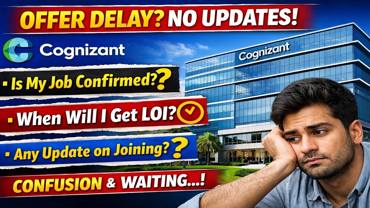 Cognizant Offer Letter Delay 😱 | Superset Showing Offered But No LOI? Joining Update 2025&ndash;2026 Batch