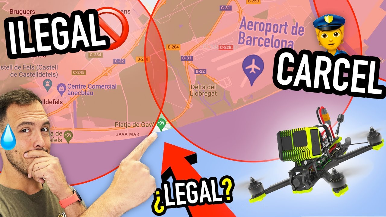 Volando el drone SOBRE EL MAR en el ÚNICO sitio LEGAL