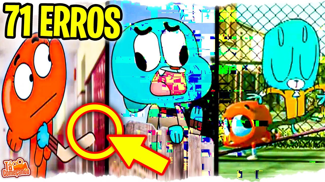 71 ERROS BIZARROS que você não NOTOU em GUMBALL (TODAS as TEMPORADAS!!)