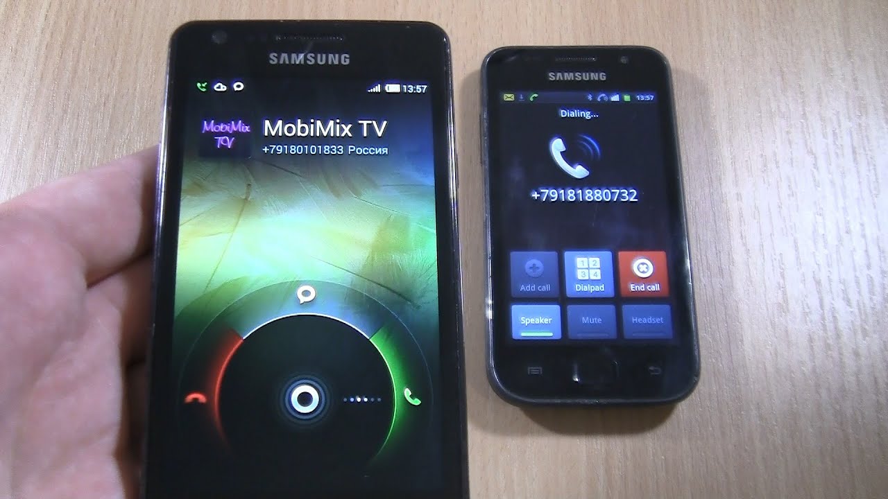 Incoming + Outgoing call at the Same Time  Samsung Galaxy S2 with Xiaomi MIUI +S1