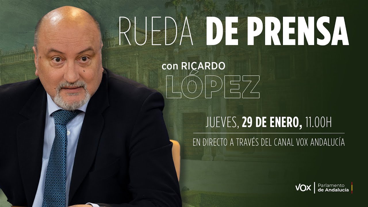 🔴  DIRECTO | Rueda de prensa de Ricardo López