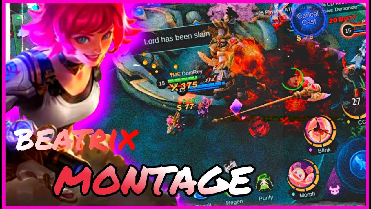 beatrix revamp | beatrix tutorial | beatrix one hit build hypebits - MLBB