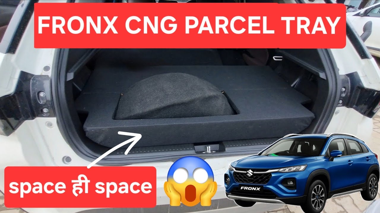 Fronx cng parcel tray🛻space ही space💯