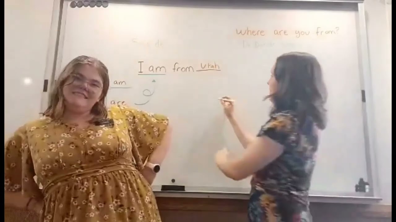 HERMANAS Aprende Clase de Inglés con Gringos hablan Español Iglesia de Jesucristo Mormones