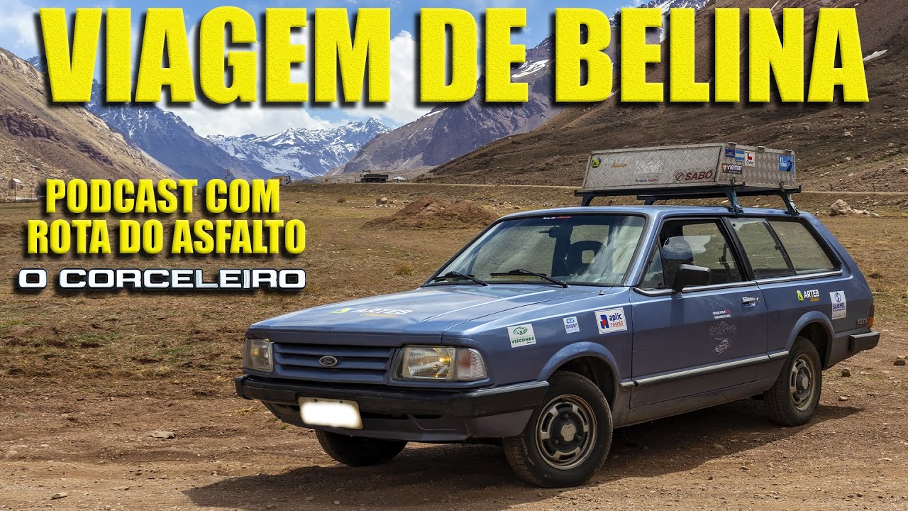BELINA em VIAGEM DE 7.000 KM! PODCAST com o @RotadoAsfalto Veja como é uma VIAGEM com CARRO ANTIGO