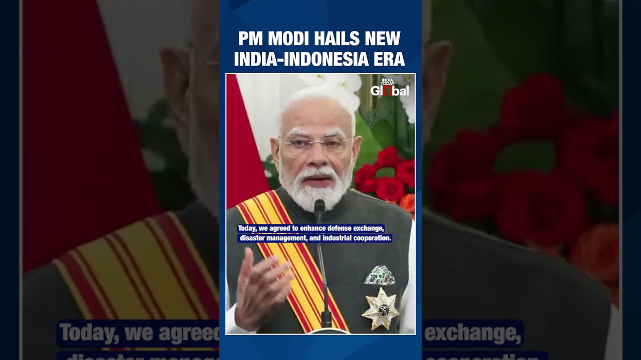 PM Modi Announces Golden Chapter In India-Indonesia Partnership, Expands Maritime Cooperation