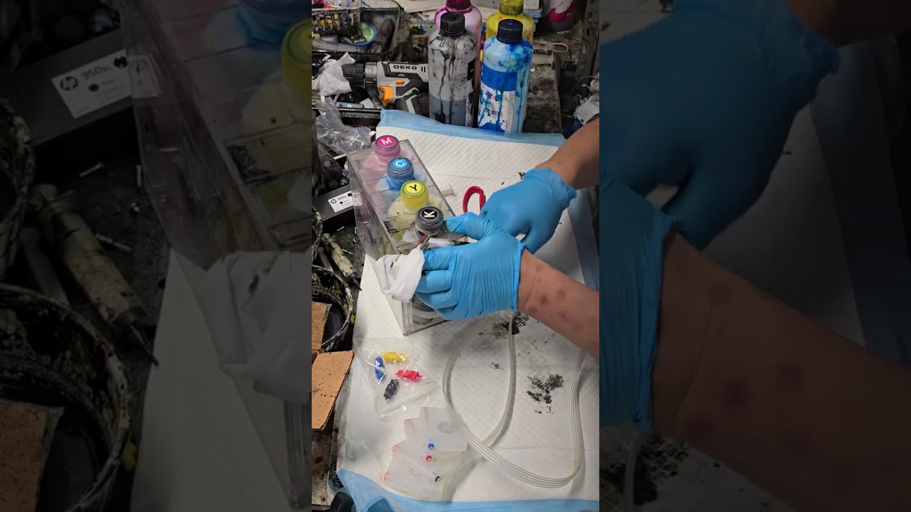 Hp 952 ciss tube repair ( for sana )