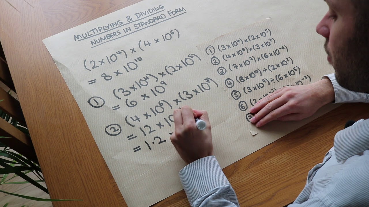 Multiplying and Dividing in Standard Form
