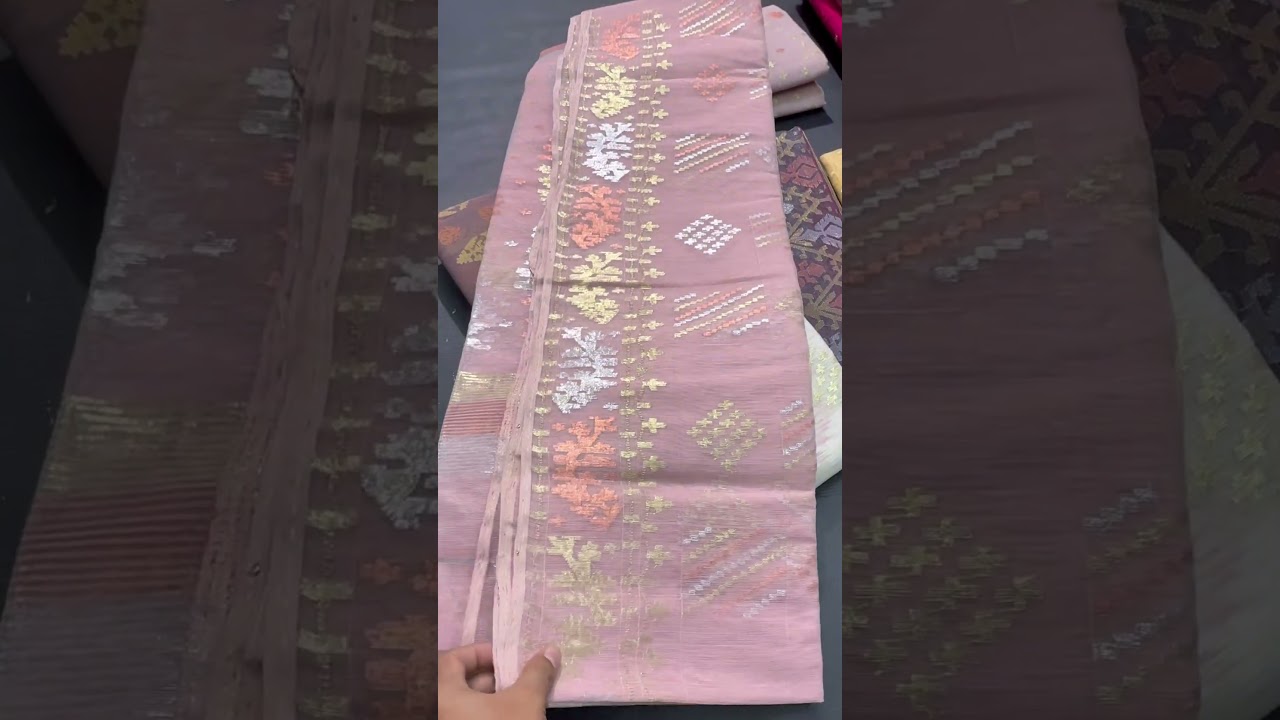 Handloom Dhakai Jamdani saree collection