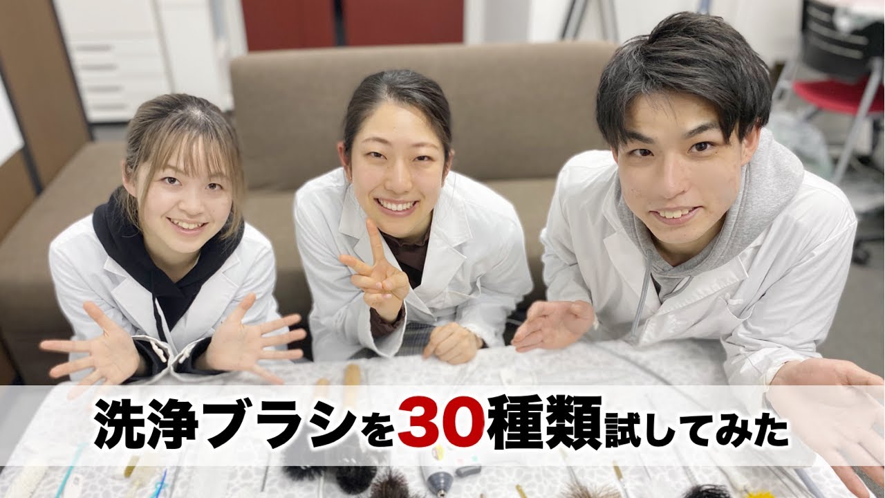 【化学】洗浄ブラシ30種類を試してみた