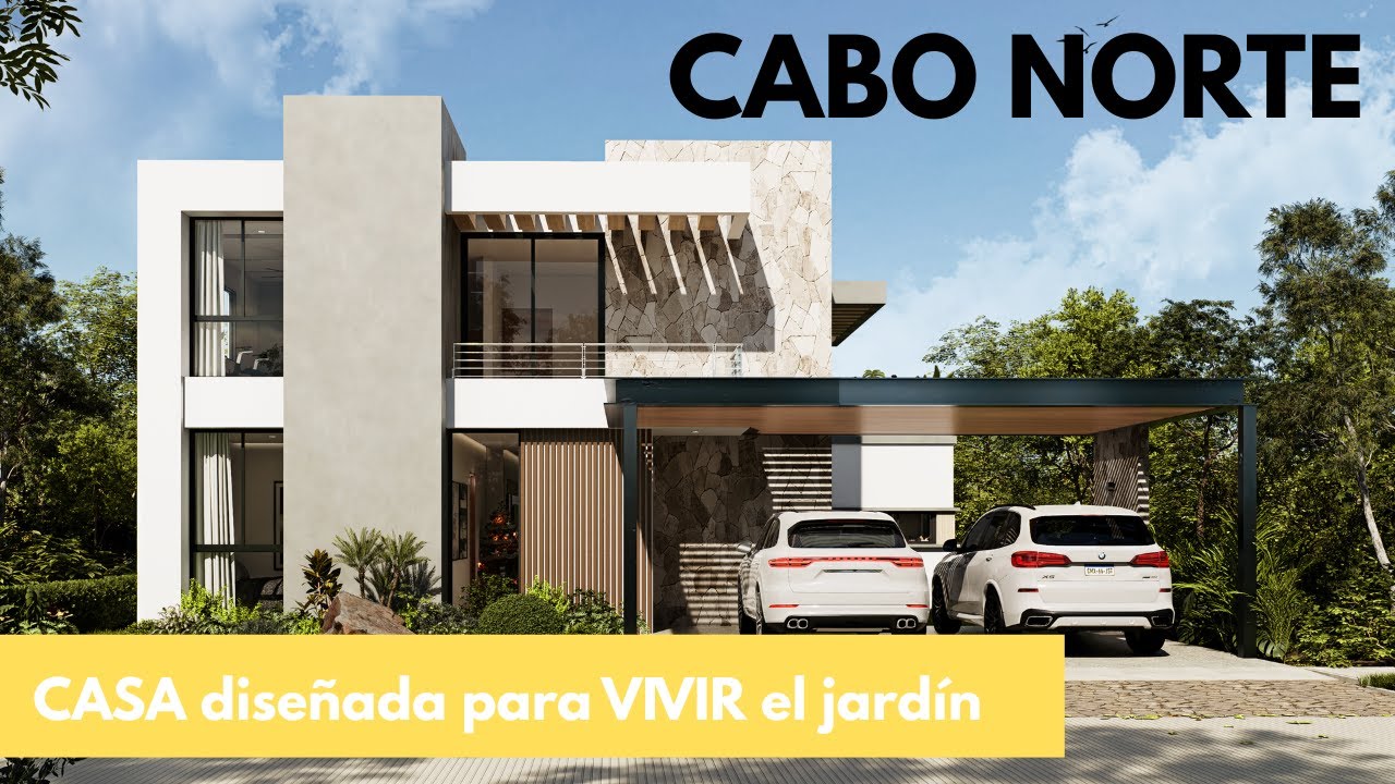 Así se vive en una casa moderna en Cabo Norte, Mérida