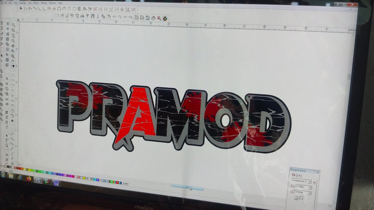 Sticker name designing..