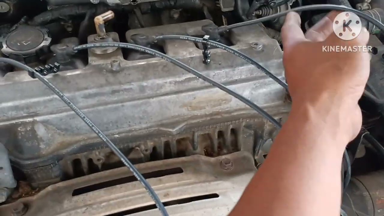 how to change high tension wire and the firing order of Toyota Camry.