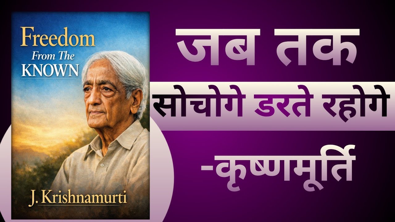 Freedom from the Known Hindi | J Krishnamurti की Life-Changing किताब | आसान Explanation