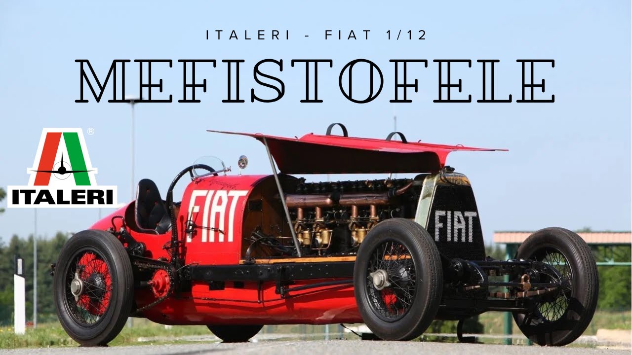 Italeri - Fiat Mefistofele 21706 cc. 1923, 1/12, 4701 unboxing
