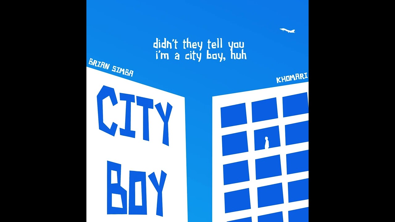Brian Simba - City Boy ft. Khomari (Official Lyric Video)