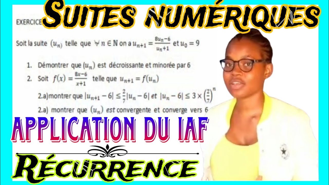1️⃣SUITES (Convergentes ) et 💛RECURRENCE💚