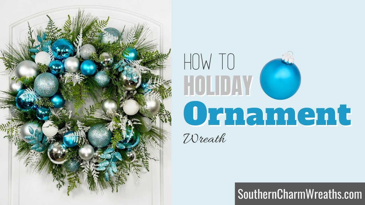 DIY Holiday Ornament Wreath with Guest Designer Laurie Anne Coxe