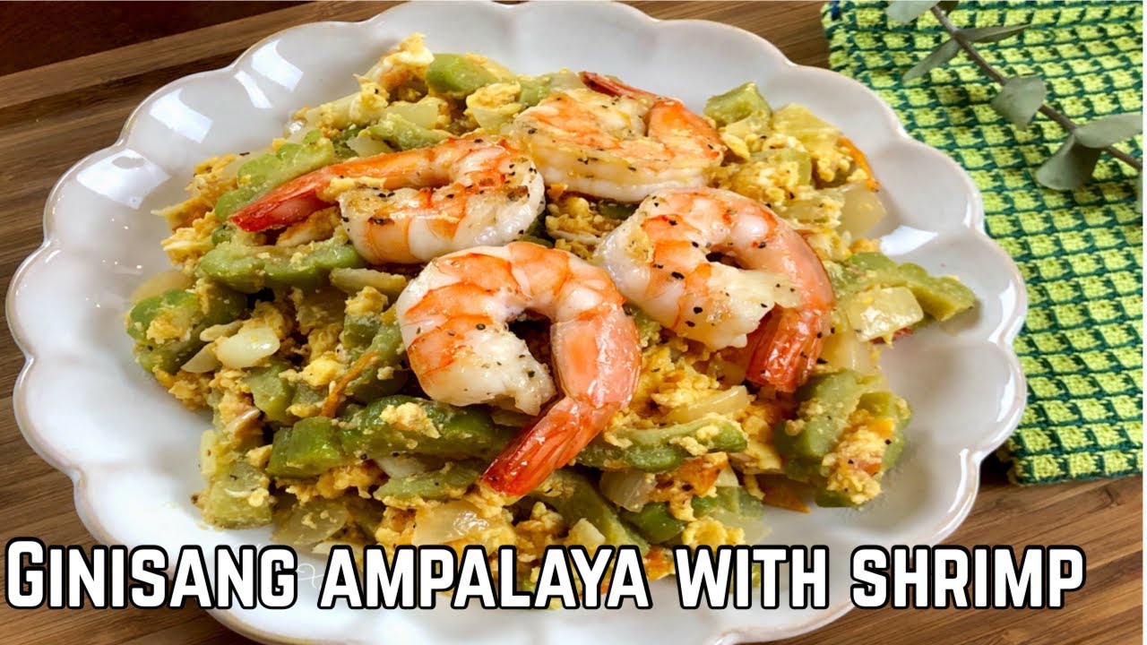 Ginisang Ampalaya with Shrimp | Pinoy Recipe