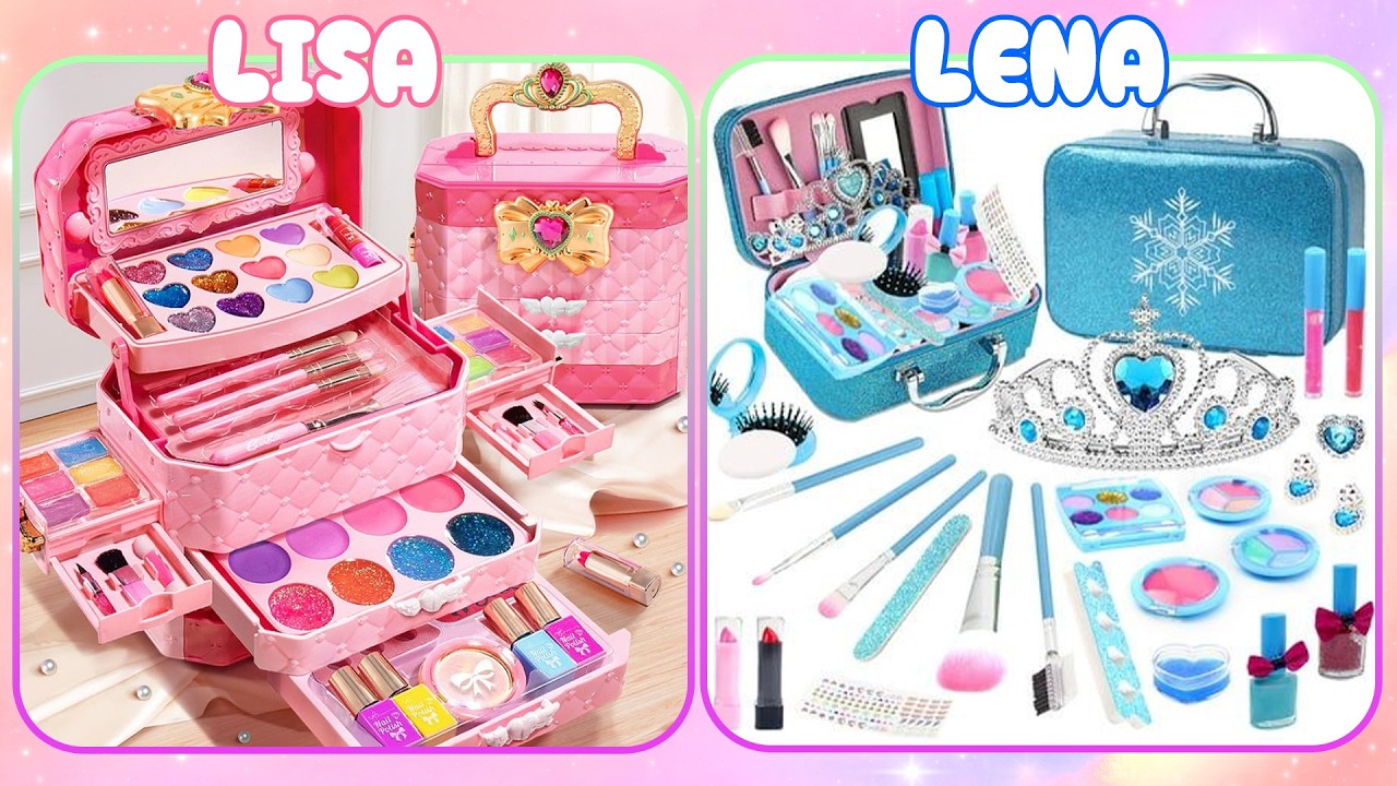Lisa or Lena Makeup Toy Challenge 💄✨ | Beauty & Cute Picks Day 5#lisaorlena #lena #lisa #random